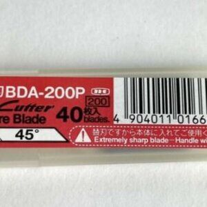 NT Cutter BDA-200P 45-Degree blades Art Knife and Circle Cutter 40 Blades